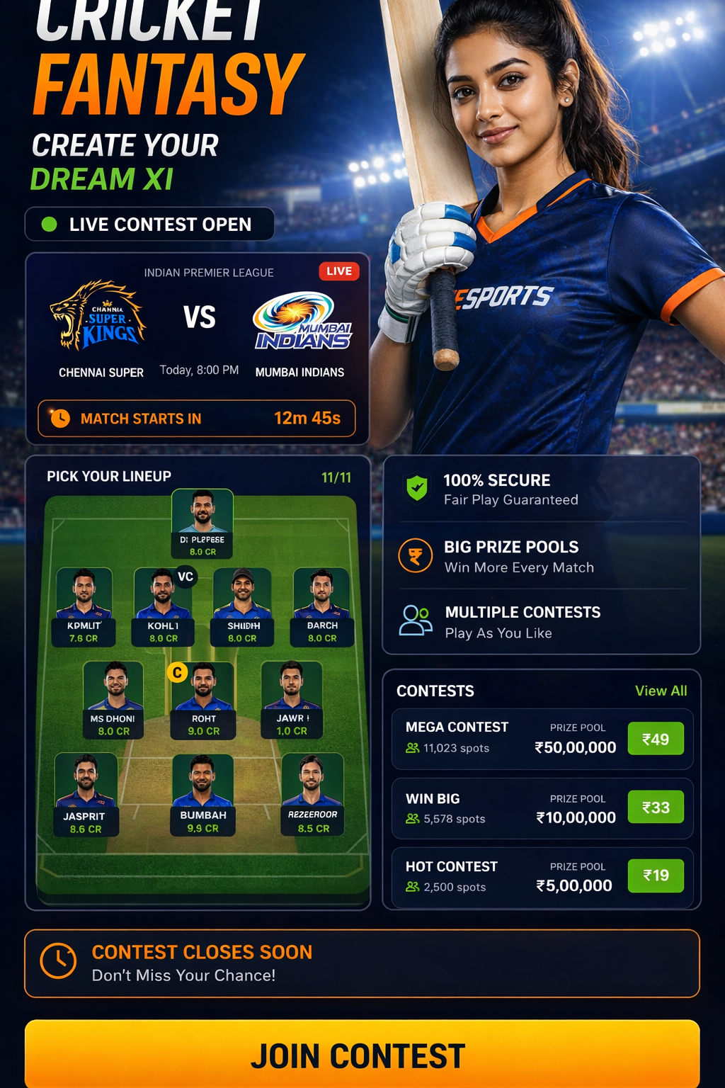 fanfight matchday team picks